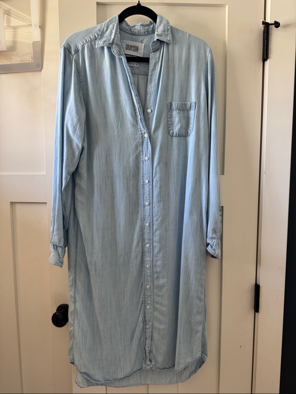 Frank & Eileen (Grayson label) the Hero Midi Dress in Chambray